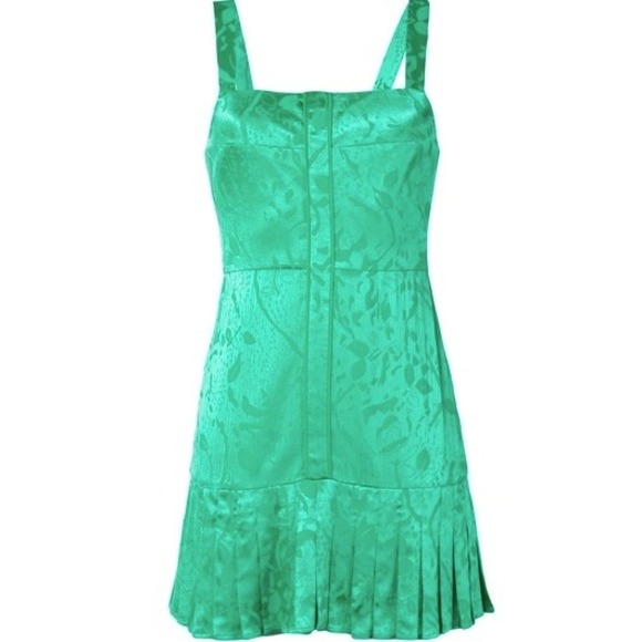 ALEXIS Ikaros Silk Mini Dress Green Women's S Party Cocktail Sleeveless Party - Picture 1 of 7